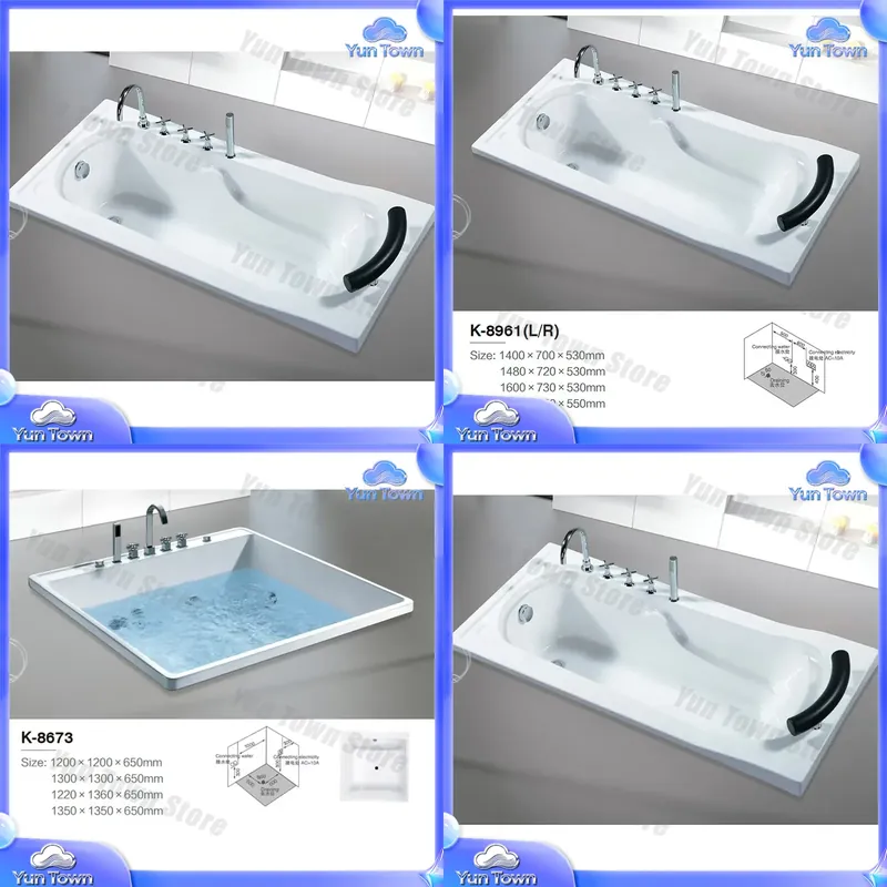 Home Bathroom Jacuzzi - Single Soaking Hot Tub for Home