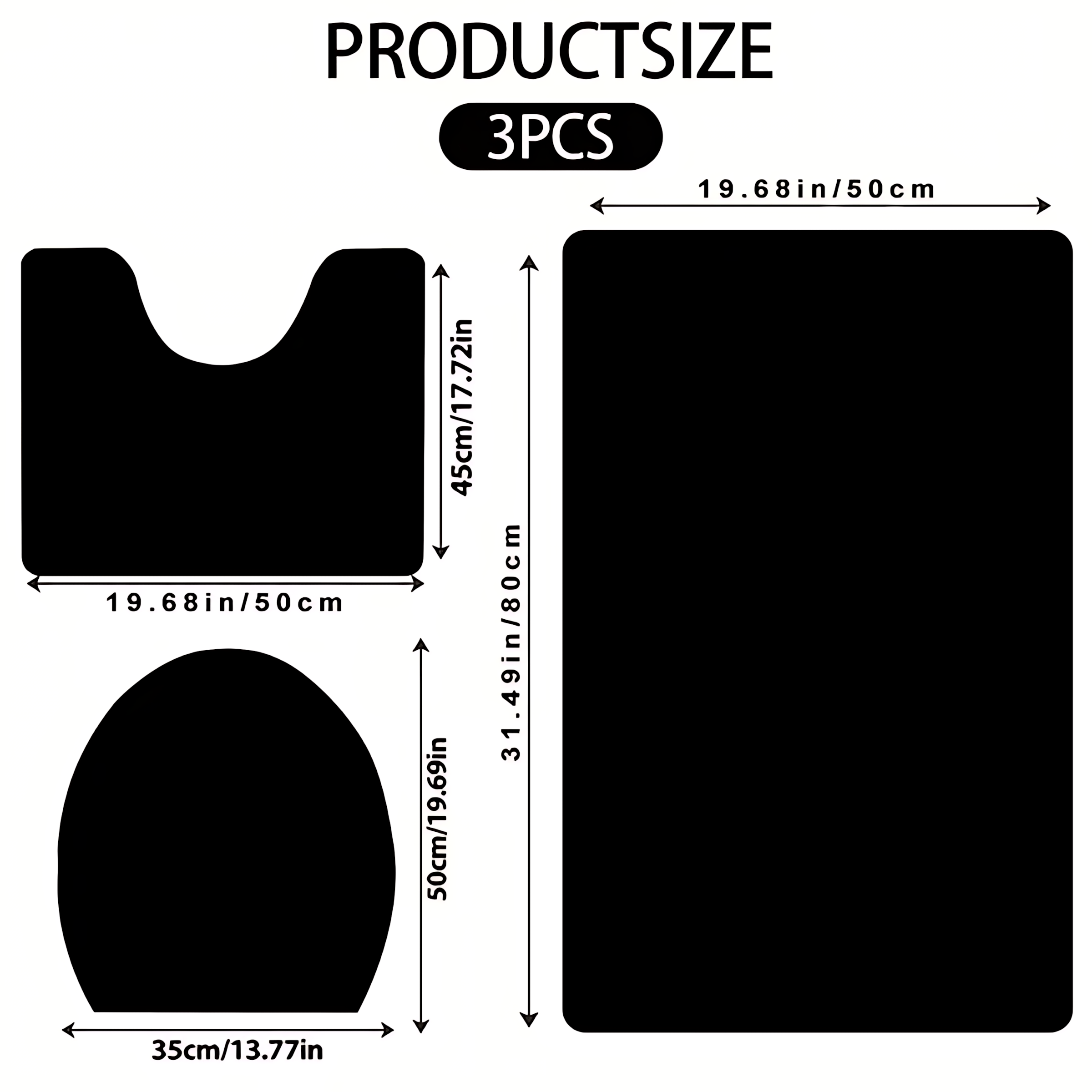 Luxury Marble Bathroom Mat Set - Home Made Bathroom Vanity ulasan dan harga