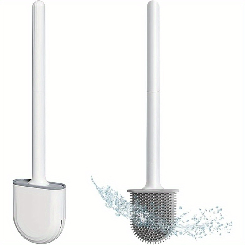 Silicone Toilet Brush and Hold - Toilet Brush Holder ulasan dan harga