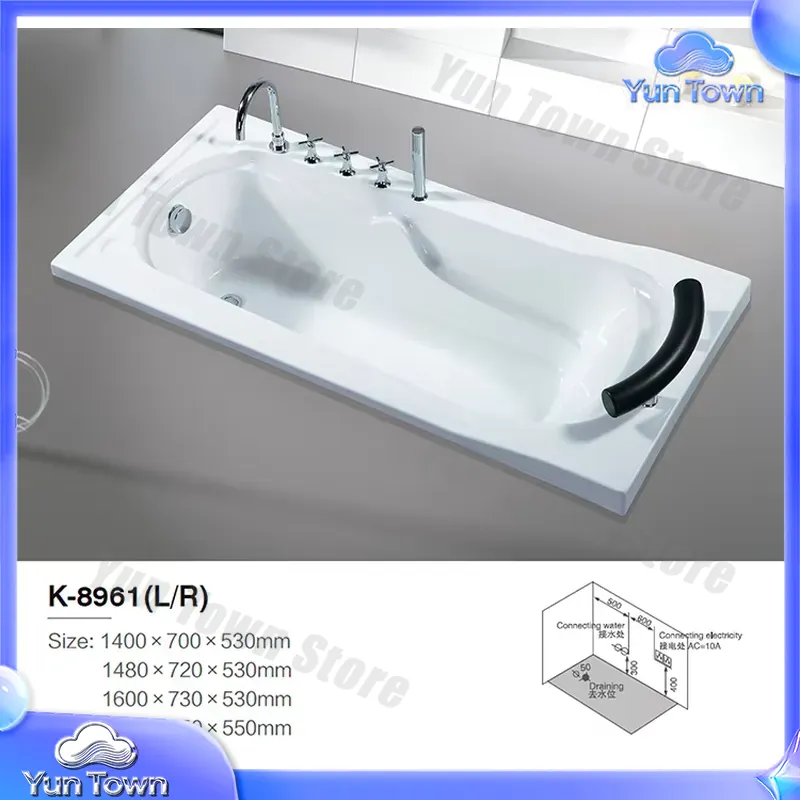 Single Soaking Hot Tub for Hom - Home Bathroom Jacuzzi ulasan dan harga