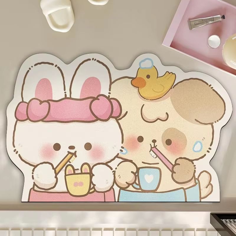 VIKAMA Korean Style Cream Shap - Home Made Bathroom Vanity ulasan dan harga