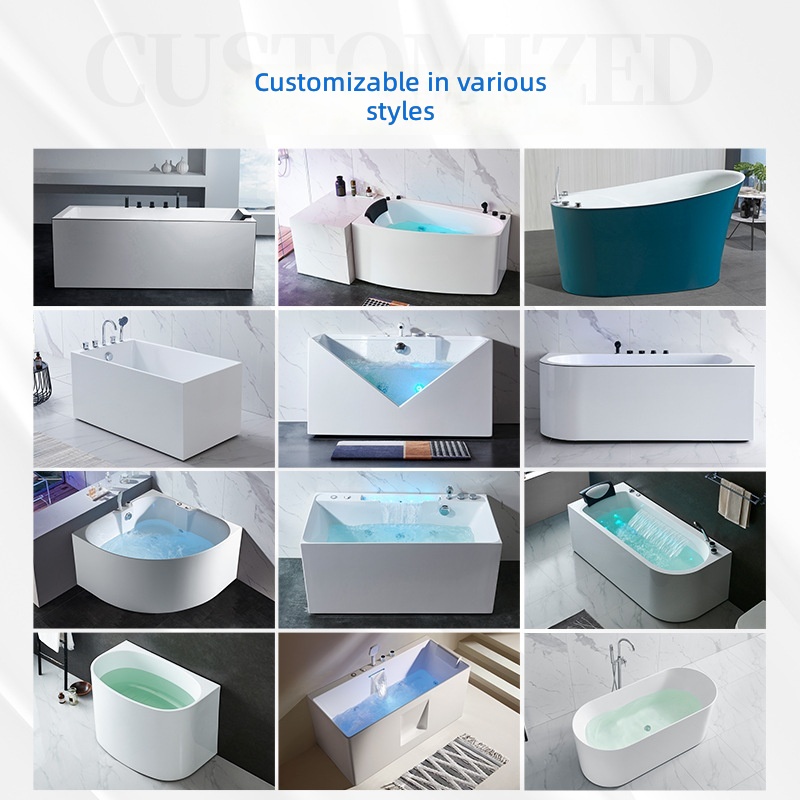 Acrylic Massage Bathtub, Smart - Home Bathroom Jacuzzi ulasan dan harga
