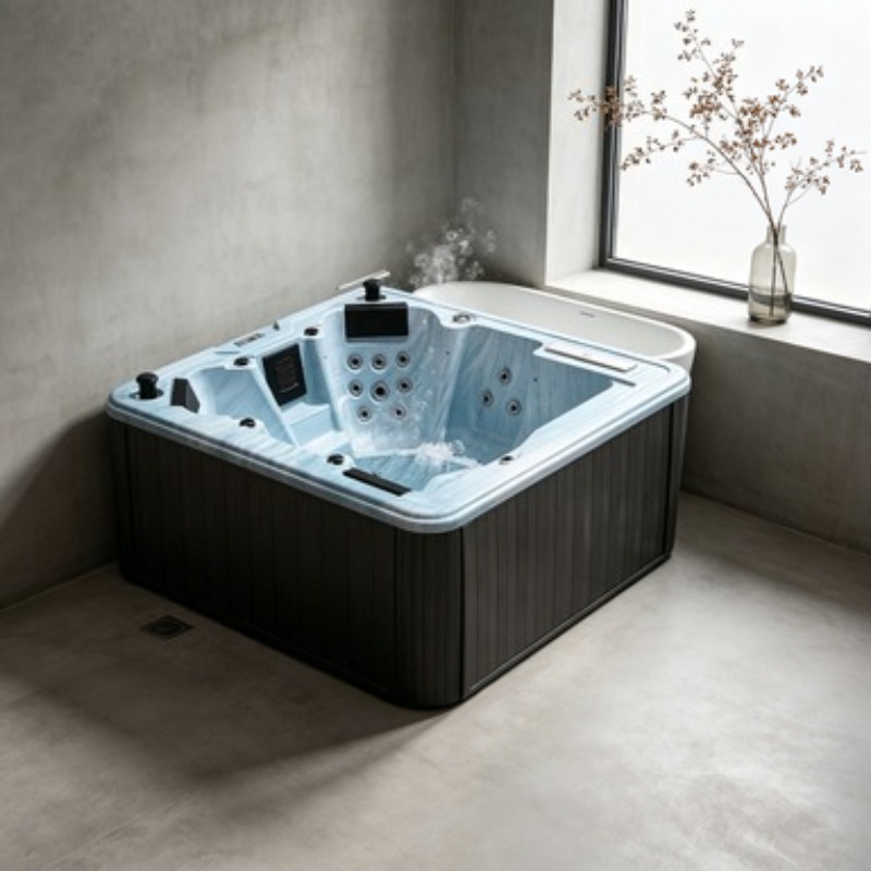 4 Person Outdoor Spa Hot Tub W - Home Bathroom Jacuzzi ulasan dan harga