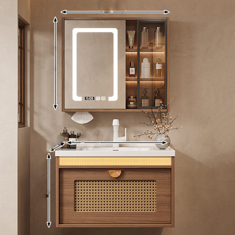 Wooden Storage Bathroom Cabine - Home Bathroom Partition Wall ulasan dan harga