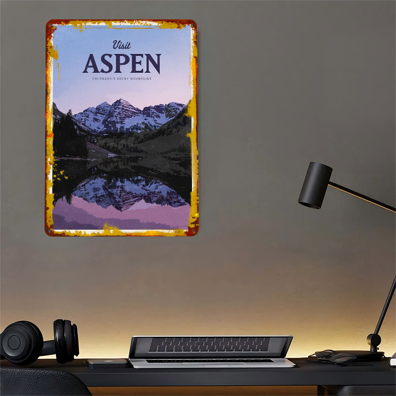 Visit Aspen 3D Texture Printed - Bathroom Home Visit ulasan dan harga