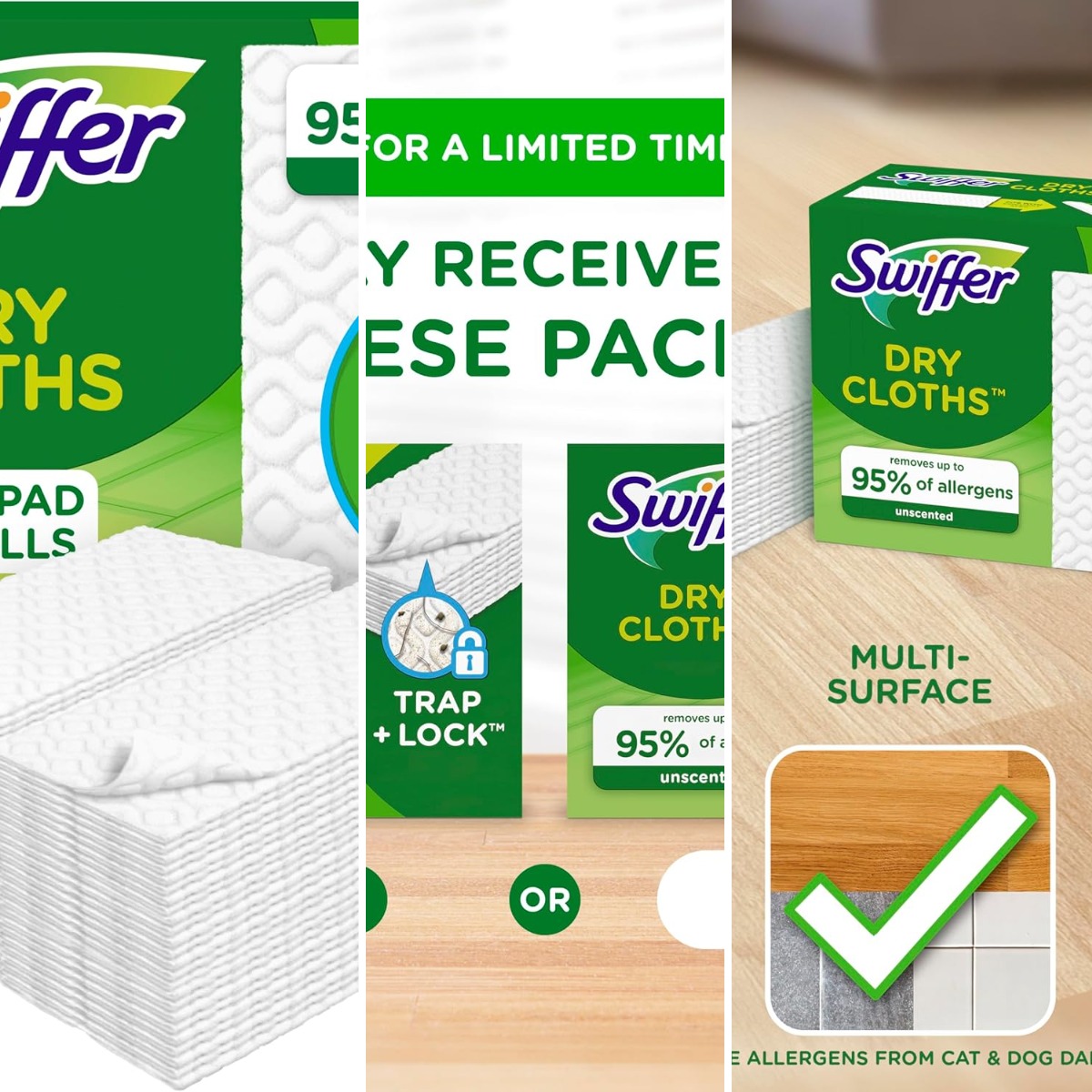 Sweep + Mop, Dry Pads Refill,  - Home Kitchen Bathroom Cleaning ulasan dan harga
