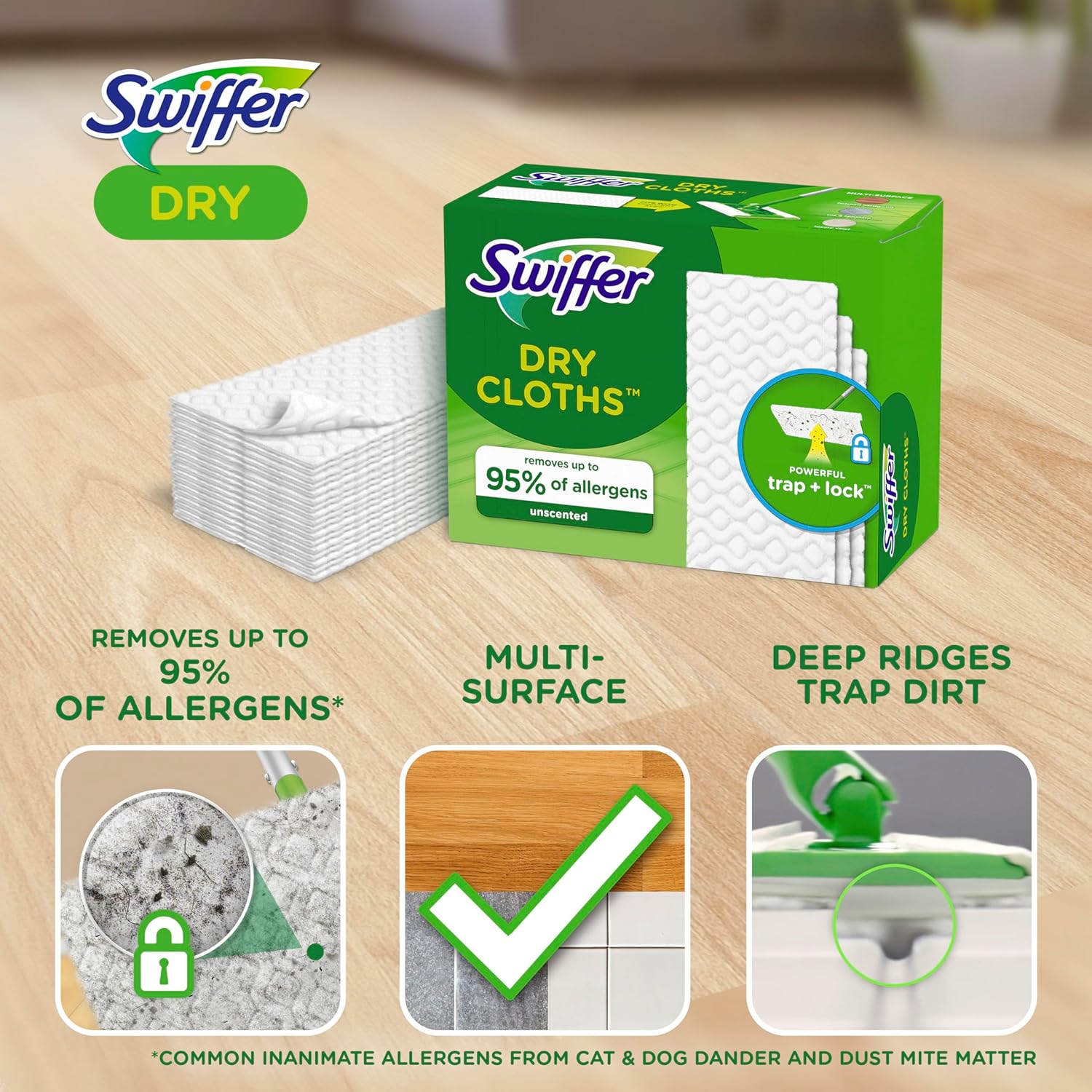 Sweep + Mop, Dry Pads Refill,  - Home Kitchen Bathroom Cleaning ulasan dan harga