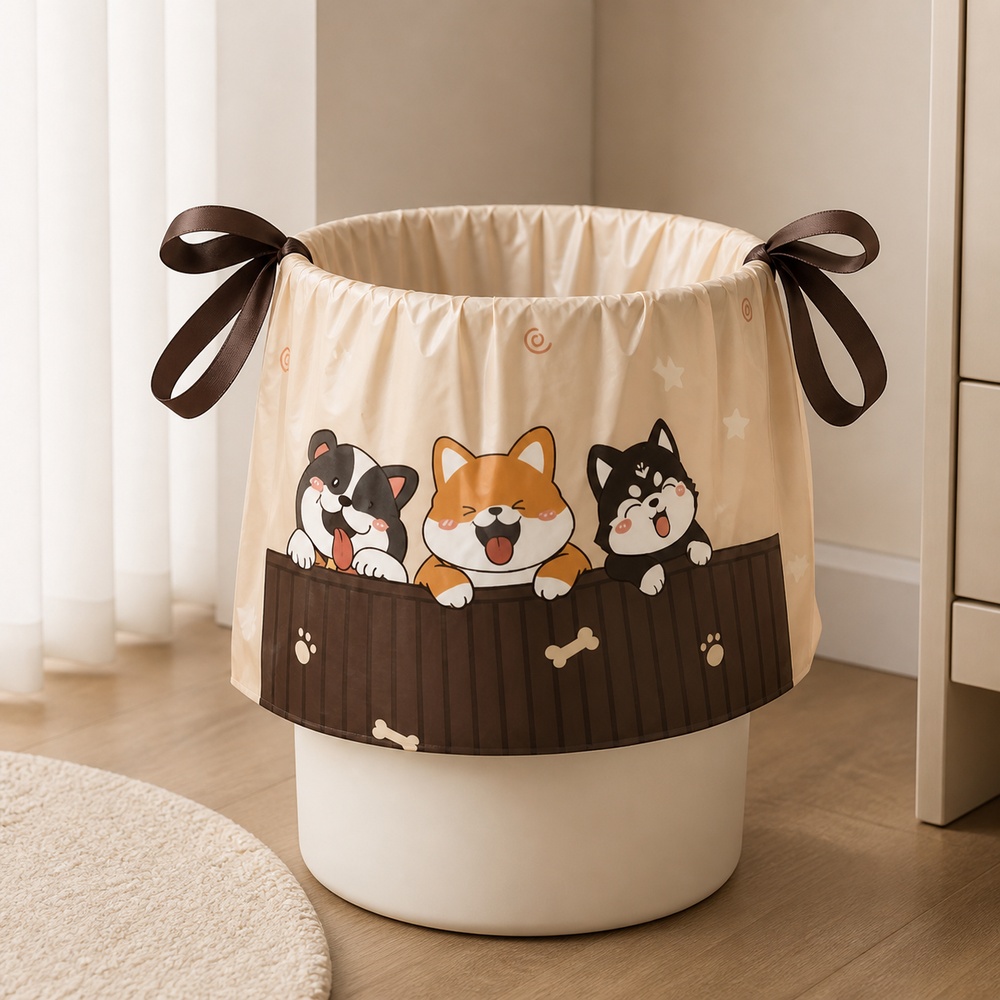 Trash Bags Multi Printed 1 Rol - Home Kitchen Bathroom Cleaning ulasan dan harga