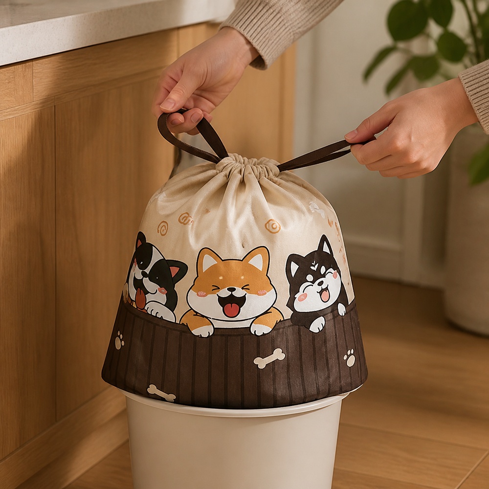 Trash Bags Multi Printed 1 Rol - Home Kitchen Bathroom Cleaning ulasan dan harga