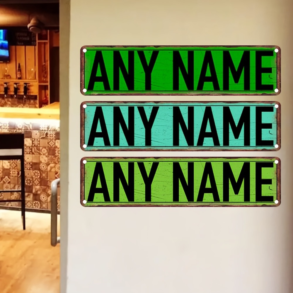 2D Flat 16 Colors Custom Alumi - Home Bathroom Signs ulasan dan harga