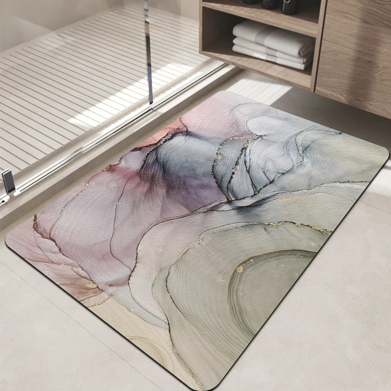 VIKAMA Luxury Watercolor Marbl - Home Made Bathroom Vanity ulasan dan harga