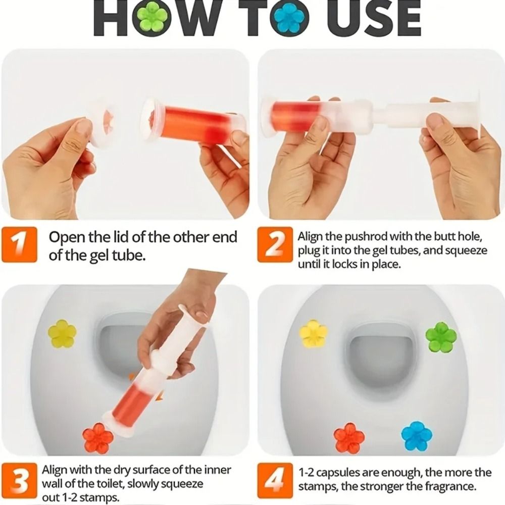 2024 Aroma Flower Toilet Clean - Home Bathroom Freshener ulasan dan harga