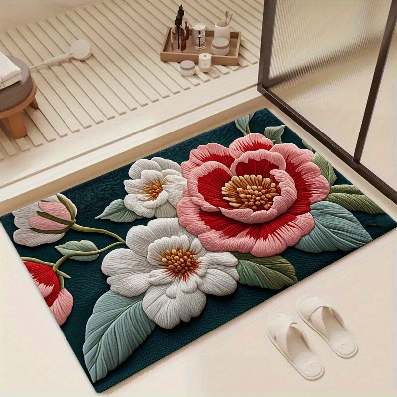 VIKAMA Non Slip Vanity Mat Plu - Home Made Bathroom Vanity ulasan dan harga