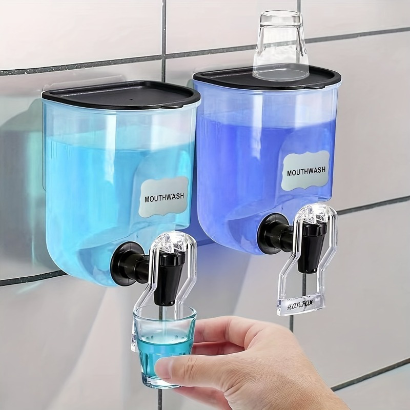 2PCS 600ml Mouthwash Dispenser - Home Bathroom Freshener ulasan dan harga