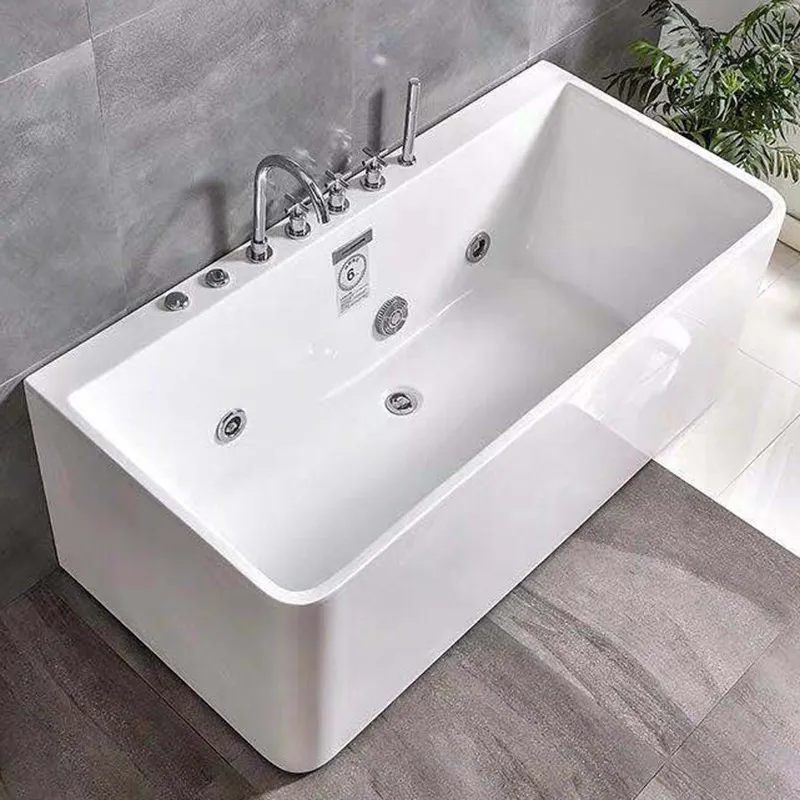 Rectangular Acrylic Jacuzzi Ba - Home Bathroom Jacuzzi ulasan dan harga