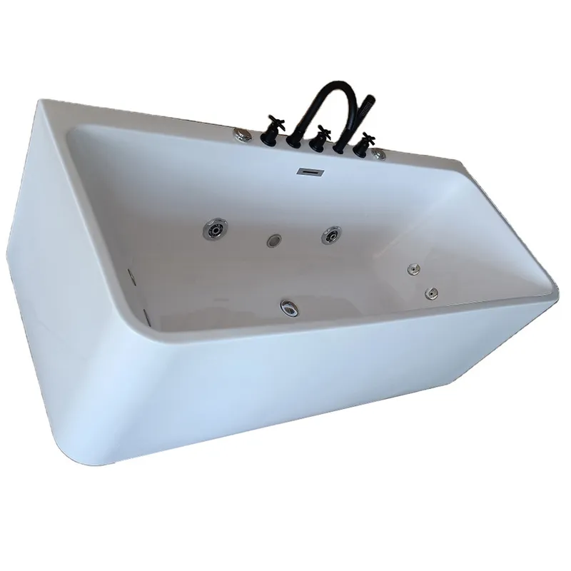 Rectangular Acrylic Jacuzzi Ba - Home Bathroom Jacuzzi ulasan dan harga