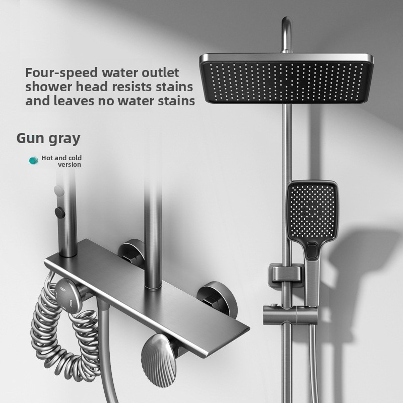 All Copper Gunmetal Shower Fau - Home Bathroom Faucets ulasan dan harga