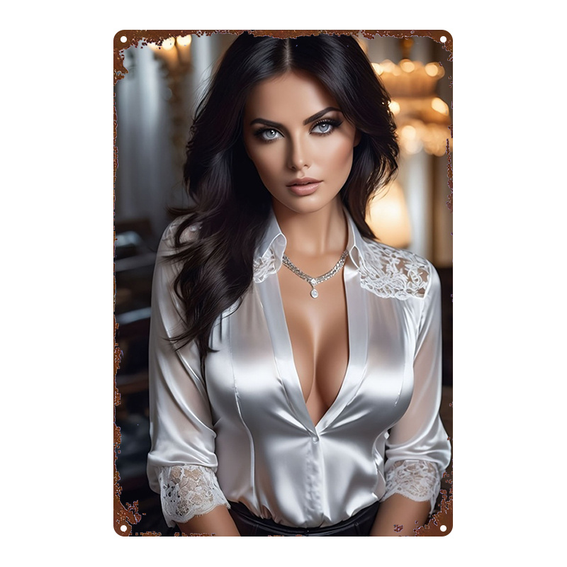 2D Metal Wall Art for Women -  - Home Bathroom Signs ulasan dan harga