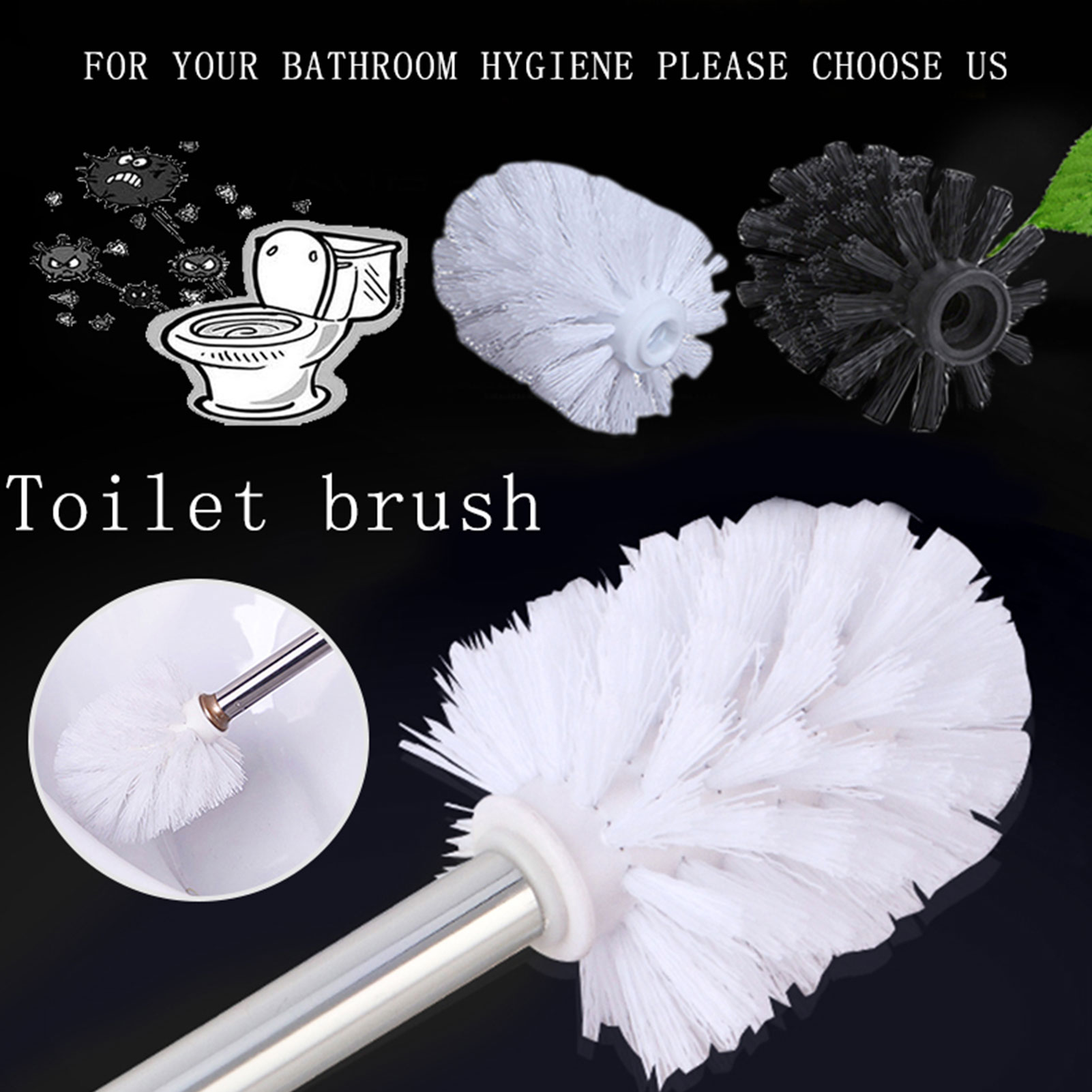 Universal Replacement Toilet B - Toilet Brush Holder ulasan dan harga