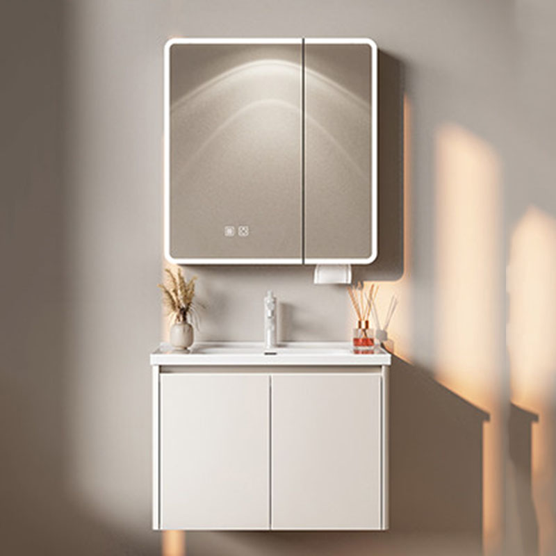 White Luxury Bathroom Cabinet  - Home Bathroom Partition Wall ulasan dan harga