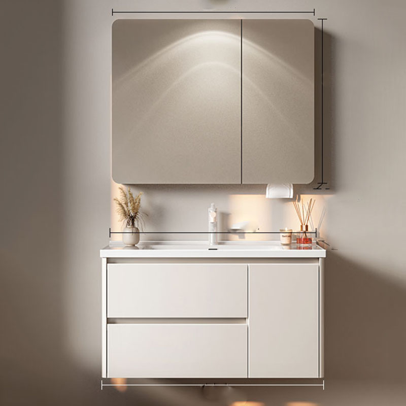 White Luxury Bathroom Cabinet  - Home Bathroom Partition Wall ulasan dan harga