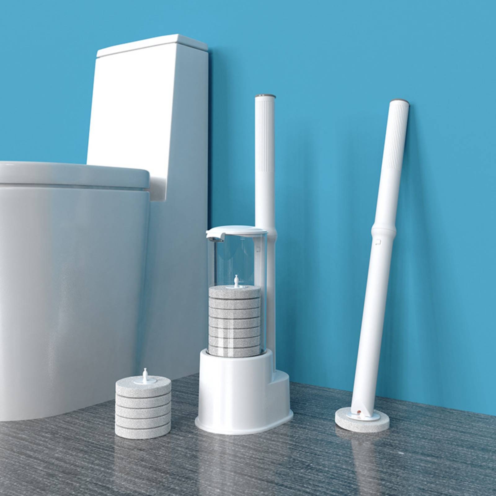 Disposable Toilet Brush Set Co - Home Bathroom Cleaning ulasan dan harga