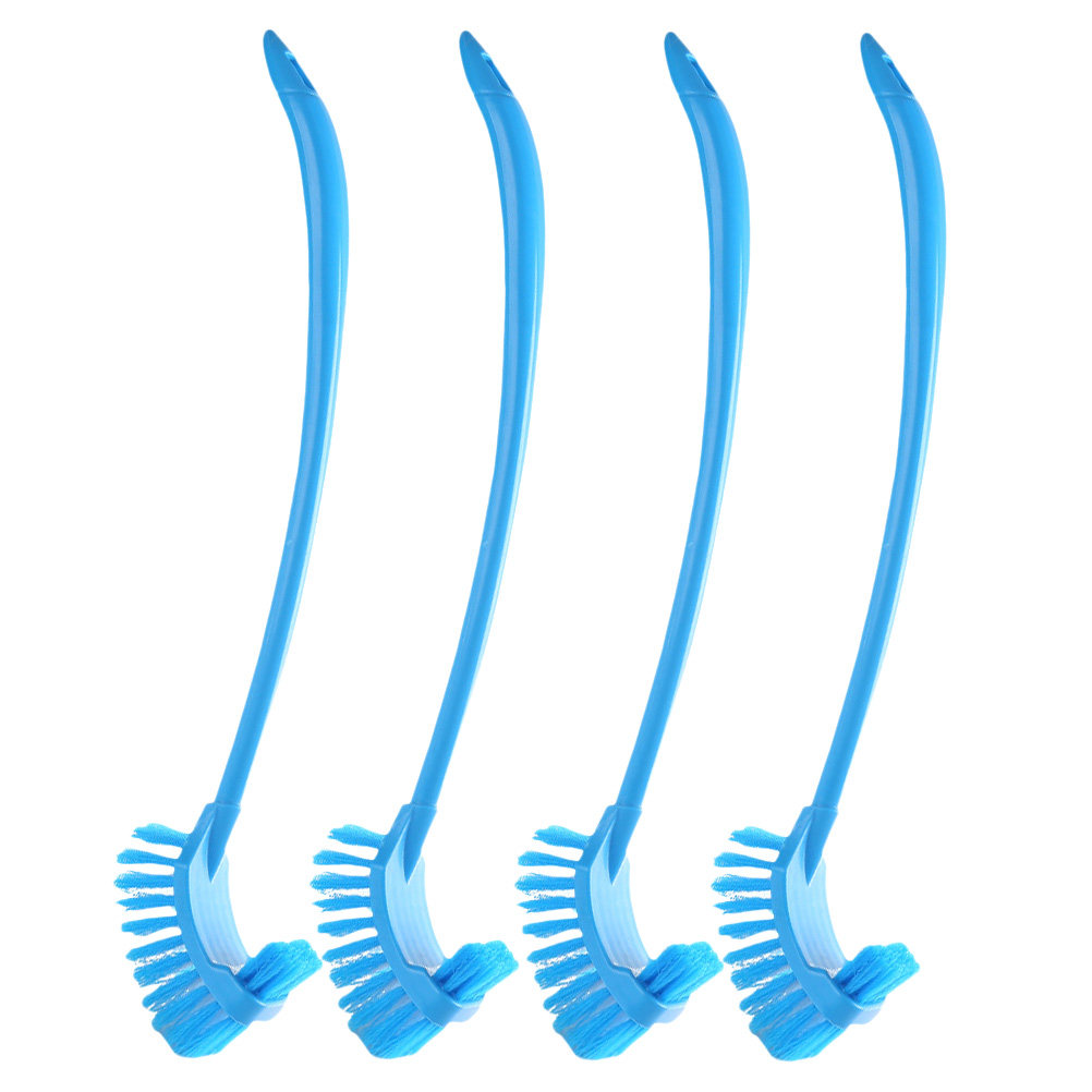 4Pcs Long Handle Toilet Brush  - Home Bathroom Cleaning ulasan dan harga