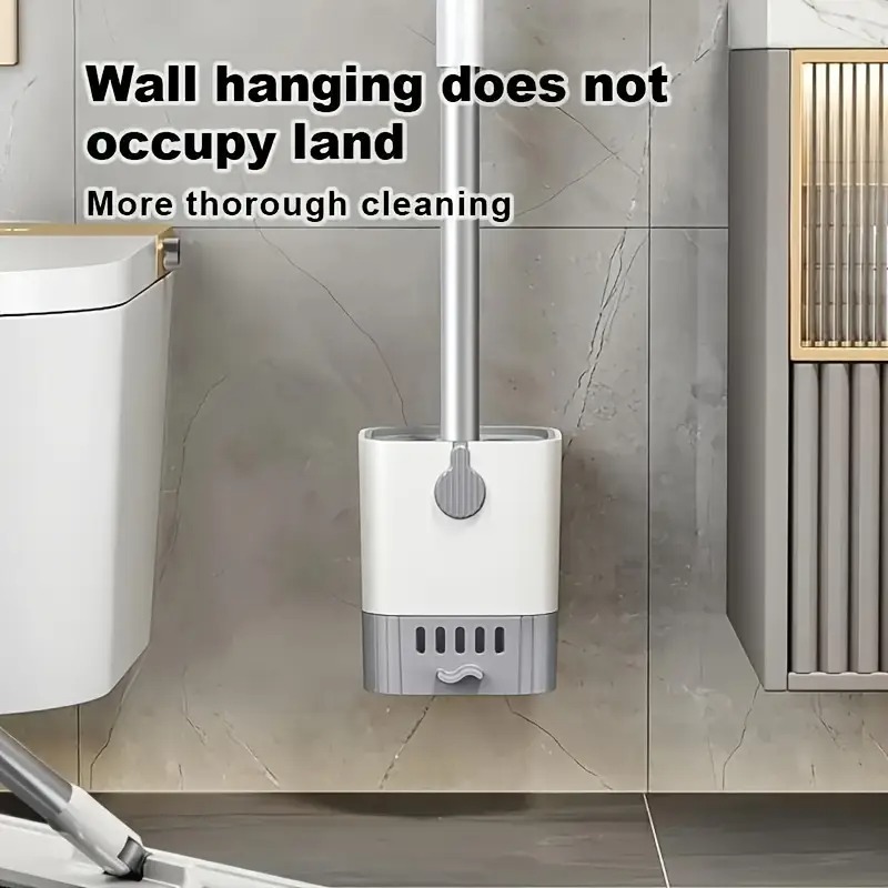 Wall-Mounted Toilet Brush with - Toilet Brush Holder ulasan dan harga