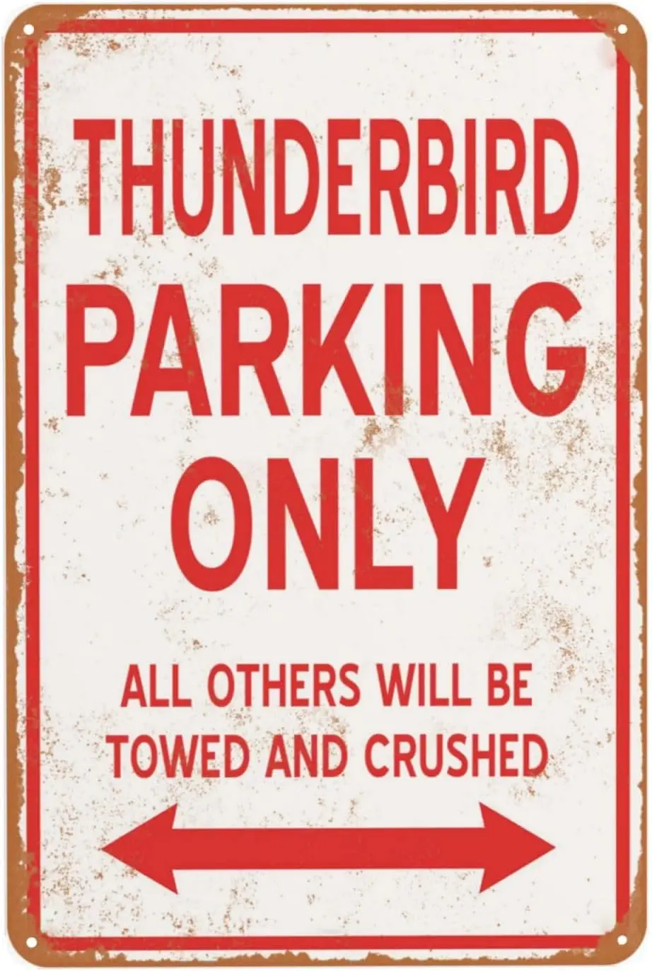 Vintage Metal Sign Thunderbird - Home Bathroom Signs ulasan dan harga