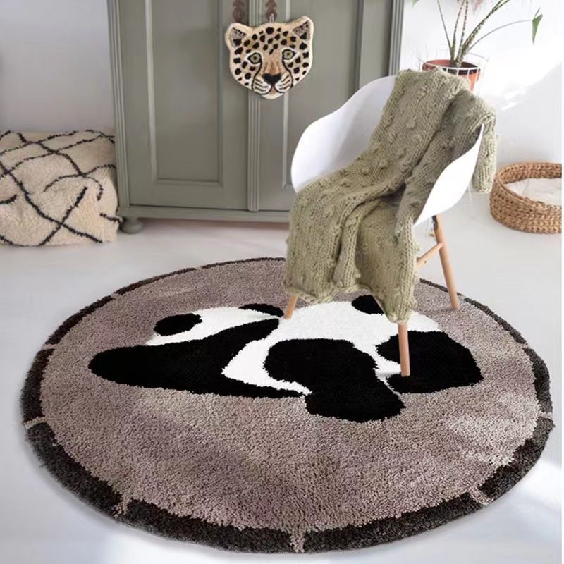 VIKAMA Flannel Cartoon Round C - Home Made Bathroom Vanity ulasan dan harga