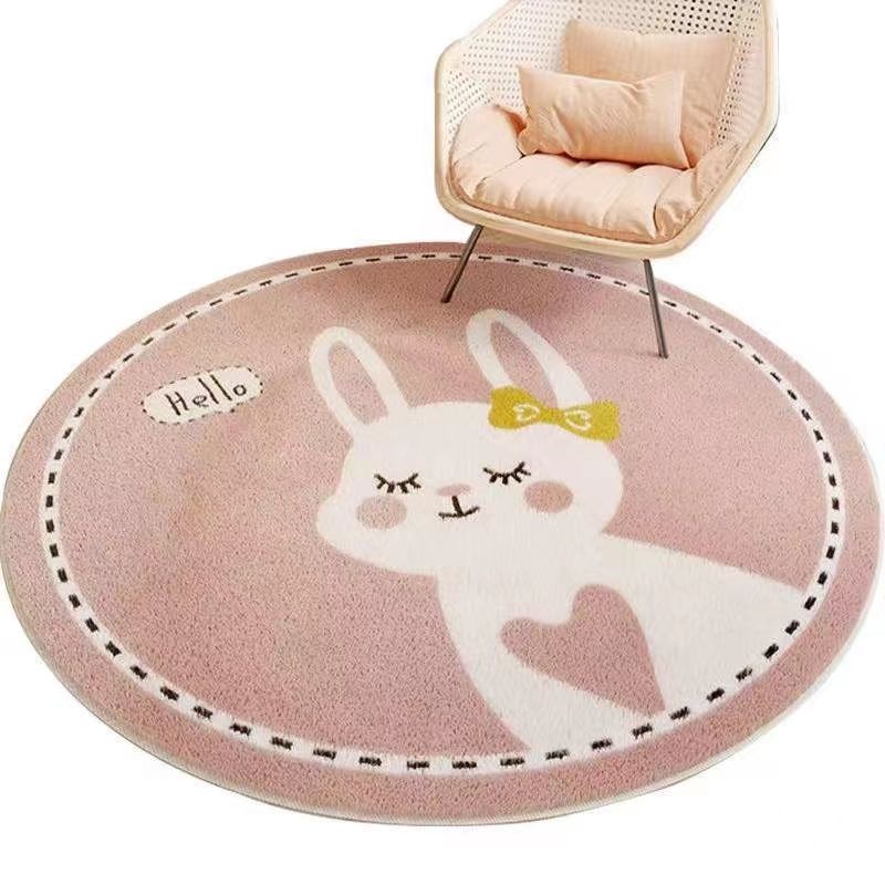 VIKAMA Flannel Cartoon Round C - Home Made Bathroom Vanity ulasan dan harga