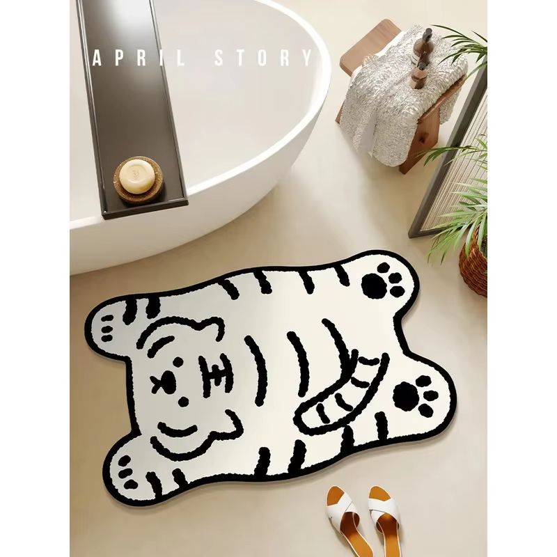 VIKAMA Ins Light Pink Leopard  - Home Made Bathroom Vanity ulasan dan harga