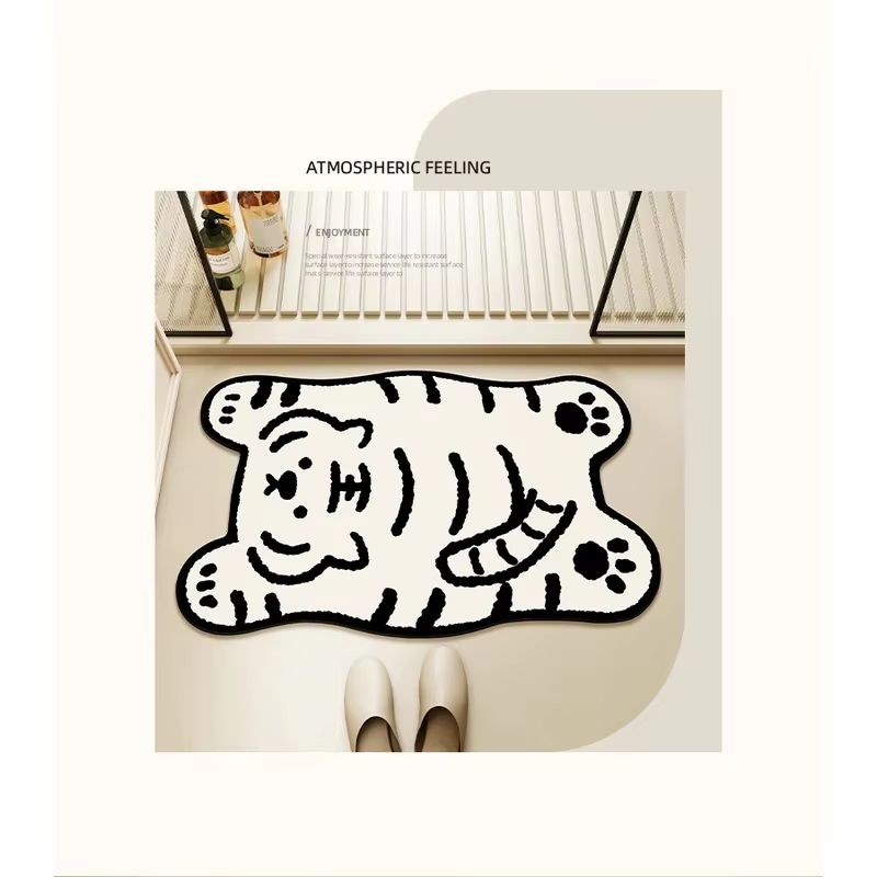 VIKAMA Ins Light Pink Leopard  - Home Made Bathroom Vanity ulasan dan harga