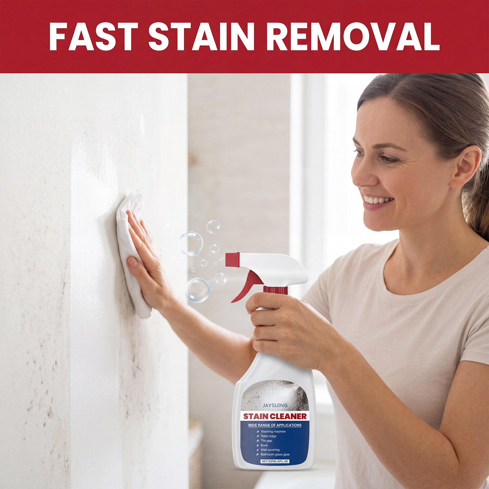 Mildew Remover Wall Spray Clea - Home Bathroom Cleaning ulasan dan harga