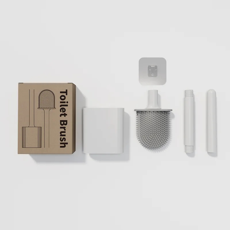 Waterproof Soft Bristle Toilet - Toilet Brush Holder ulasan dan harga