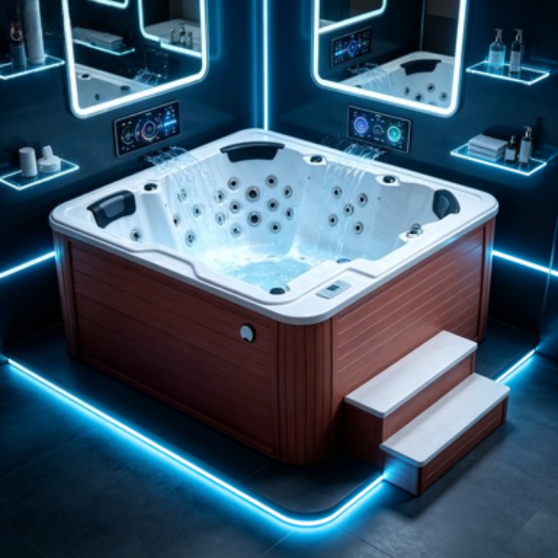 3 Person Balboa Acrylic Whirlp - Home Bathroom Jacuzzi ulasan dan harga