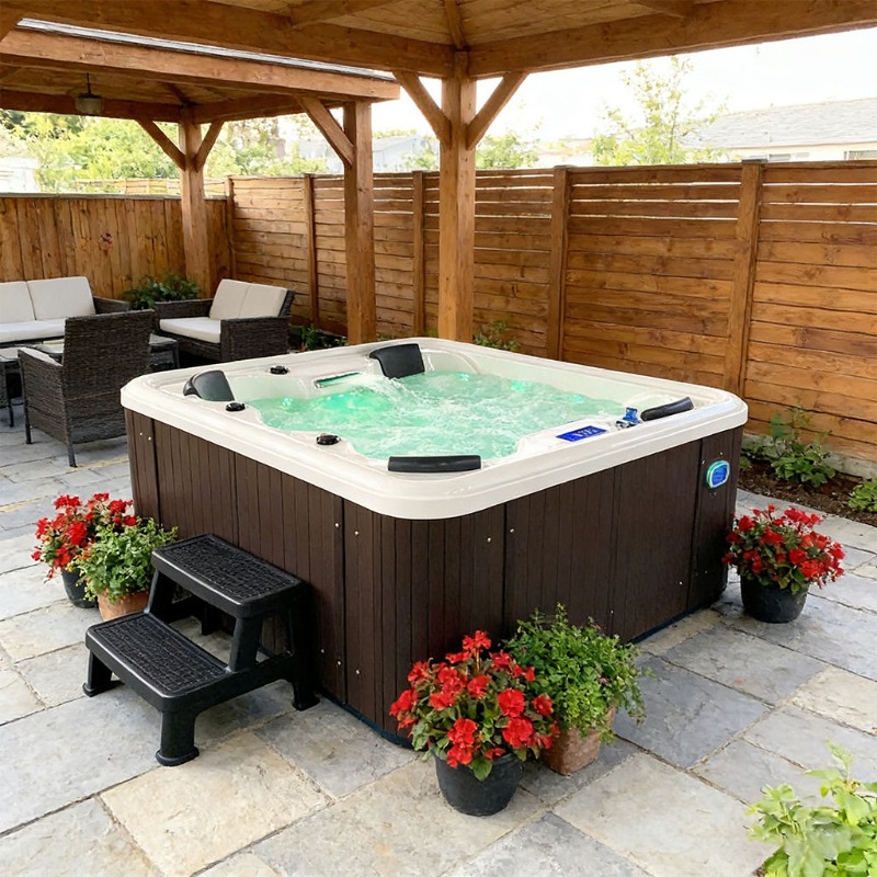 3 Person Balboa Acrylic Whirlp - Home Bathroom Jacuzzi ulasan dan harga