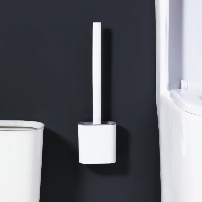 1PC Black Wall Mounted Toilet  - Toilet Brush Holder ulasan dan harga