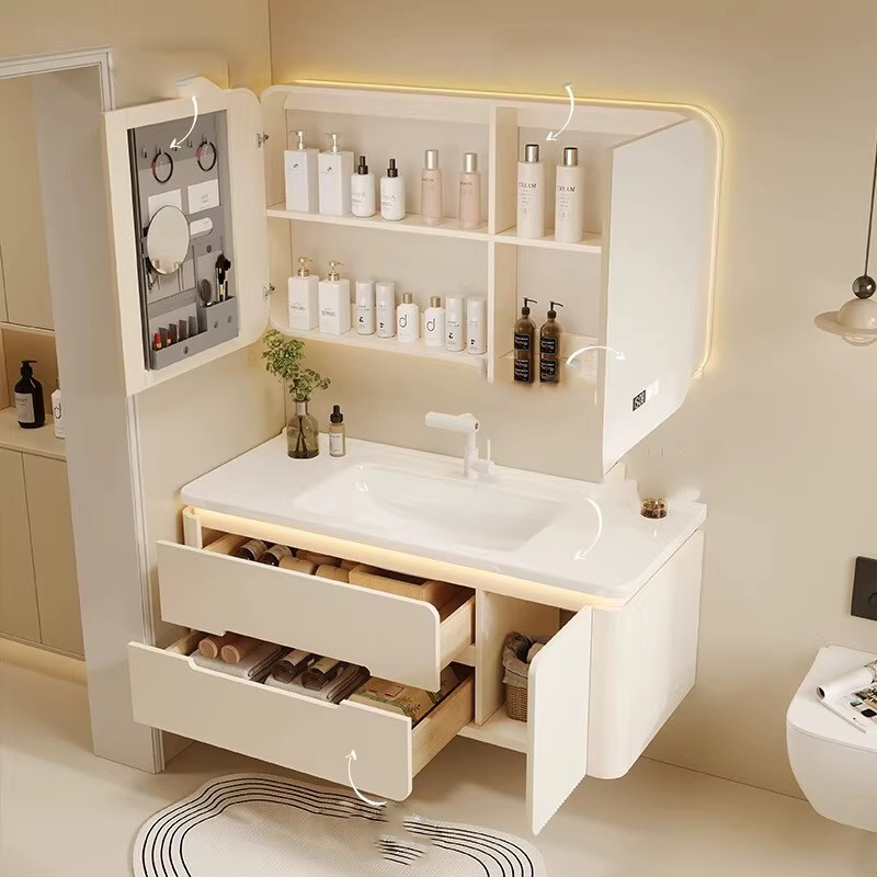 Modern Drawers Bathroom Cabine - Home Bathroom Partition Wall ulasan dan harga