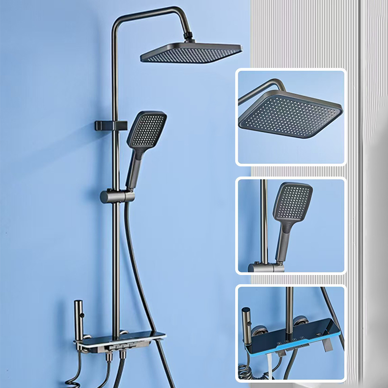 Shower Head Set Full Copper Ho - Home Bathroom Faucets ulasan dan harga
